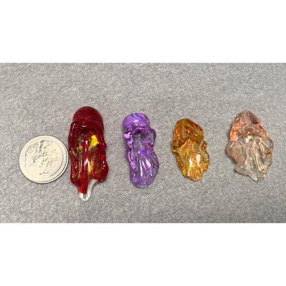 Handcrafted Lampwork Glass Beads - Set of 4 - for Jewelry Making - Picture 2 of 10